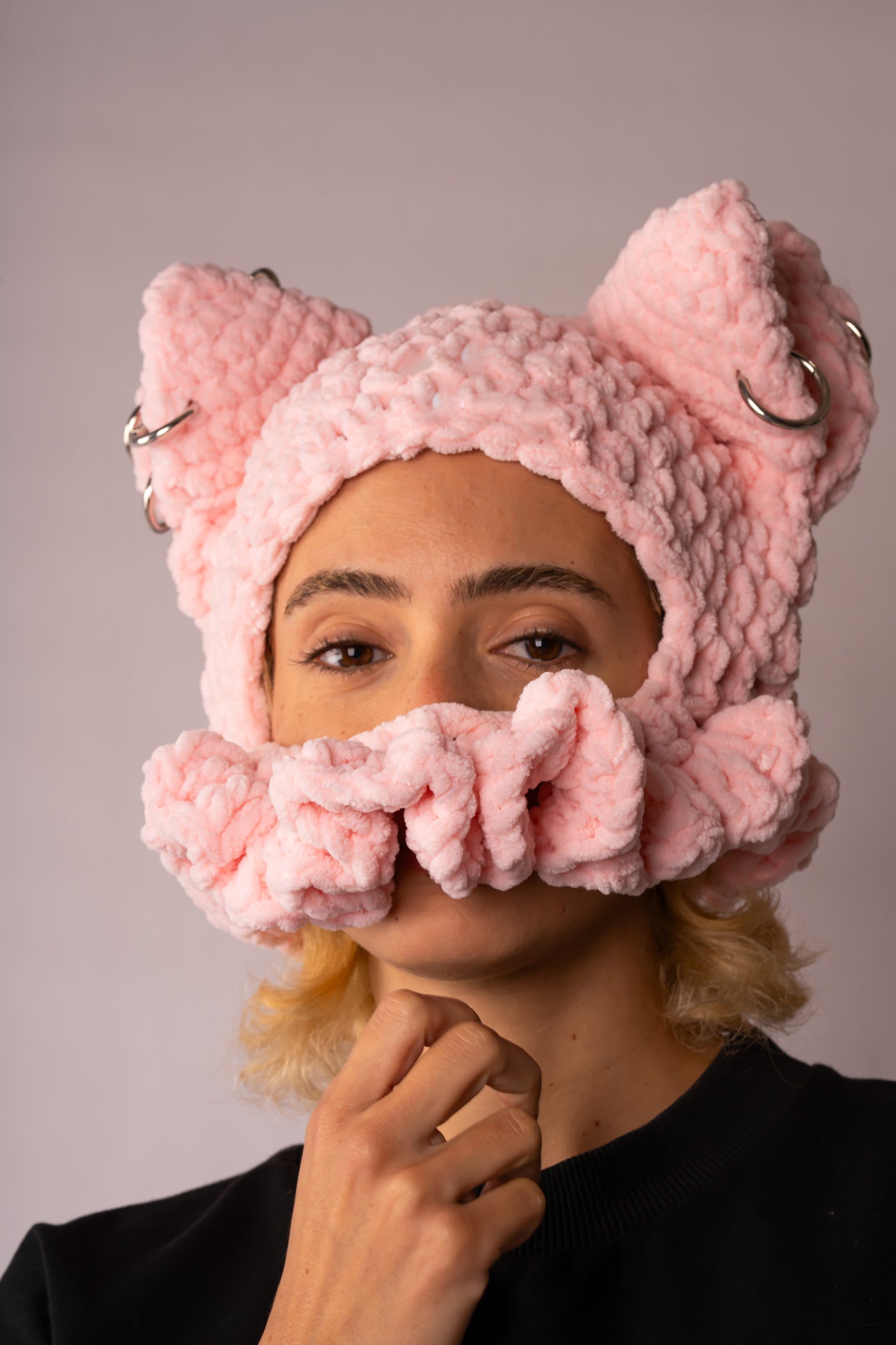 Ruffle Snuggle Beanie